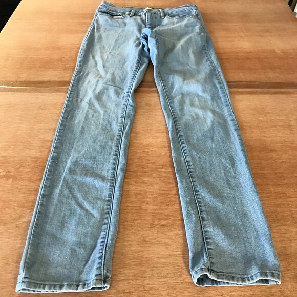 Levi's 312 Shaping Slim Jeans Women 28 Blue Mid Rise Medium Wash Stretch 17590 - Picture 1 of 13